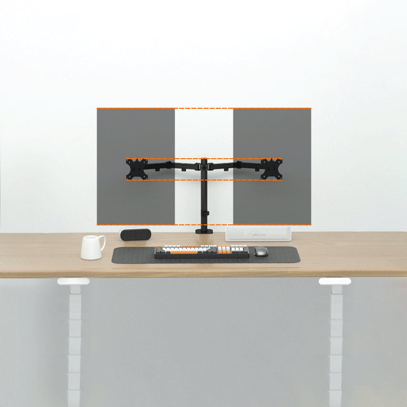 熒幕支架,熒幕支撐架,電腦熒幕支架,雙熒幕支架-07