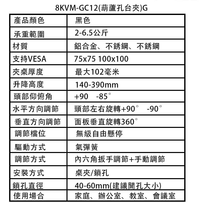 螢幕支架,螢幕支撐架,電腦螢幕支架,雙螢幕支架-21
