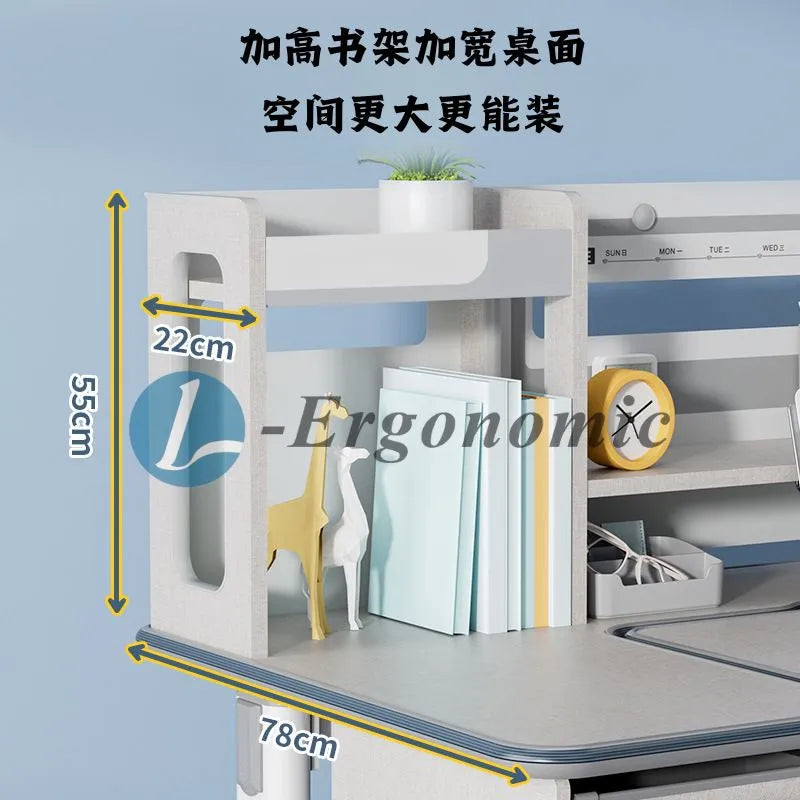 兒童書枱邊隻好,兒童升降書枱 -2403191416