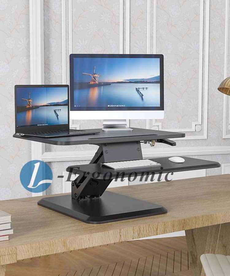 桌上電腦架，升降桌上桌，桌上桌-11