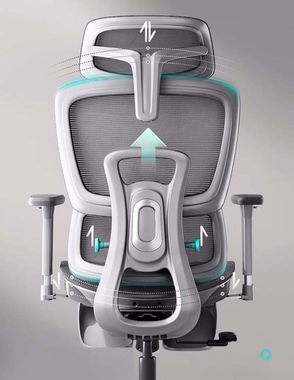 人體工學坐椅，人體工學網椅 -2
